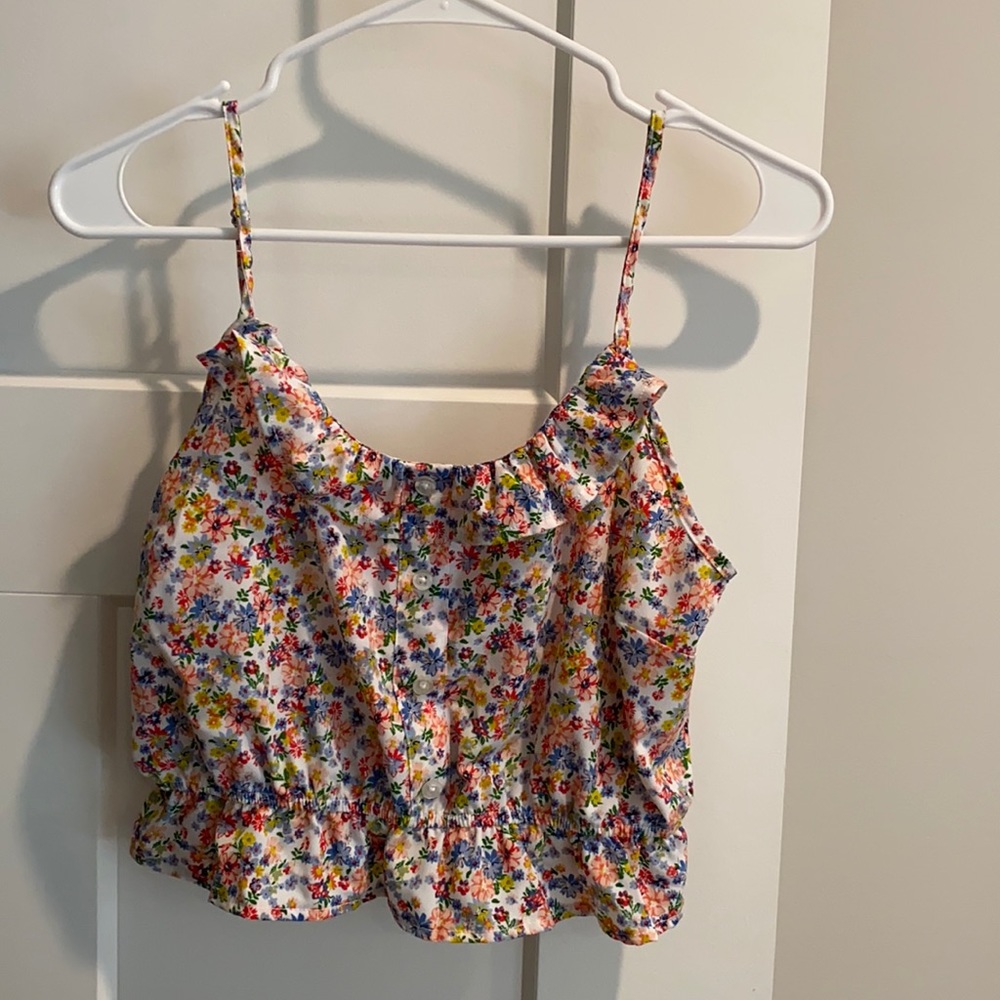 Forever21 floral tank top